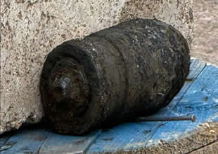 Şile kıyısına havan topu mermisi vurdu