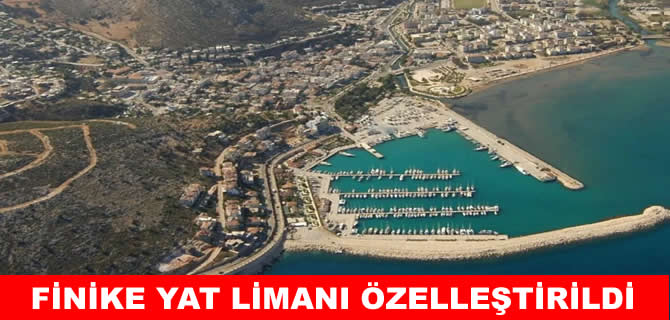 Finike Yat Limanı 25 yıllığına Setur'da