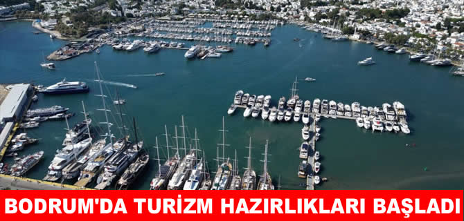 Bodrum'da deniz turizmi sezonu hazırlıkları başladı