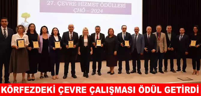 Kocaeli, İzmit Körfezi’ndeki ekosistem projesiyle ödül aldı