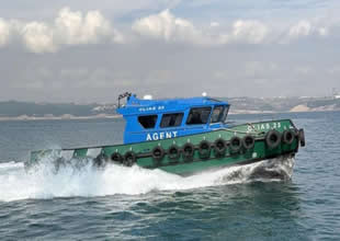 Çanakkale Limanı’na yeni acente botu göreve başladı