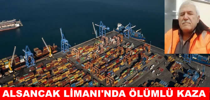 Alsancak'ta gemi korkuluğu kırıldı, işçi hayatını kaybetti