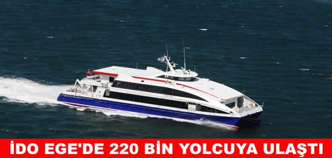 İDO, Ege Adaları’nda ikinci yılında 220 bin yolcuya ulaştı