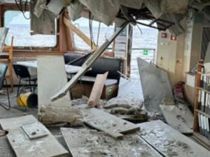 Saldırıya uğrayan MIDVOLGA-2’den ilk fotoğraflar!