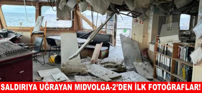 Saldırıya uğrayan MIDVOLGA-2’den ilk fotoğraflar!