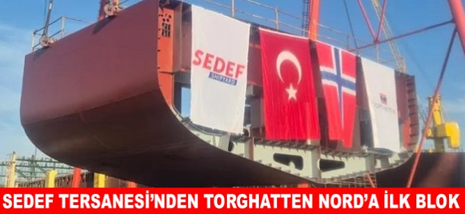 Sedef Tersanesi’nden Torghatten Nord’a ilk blok