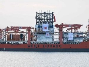 6. sondaj gemimiz ‘West Dorado’, Mersin’e geldi