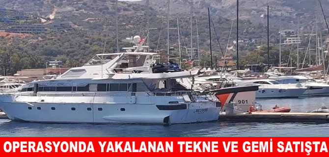 Zehir taşıyan motor yat ve gemi satılıyor