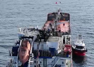 Saldırıya uğrayan MIDVOLGA-2 Sinop’ta tamir ediliyor