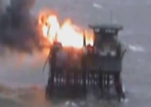 Hazar Denizi’nde Lukoil’in petrol tesisine saldırı