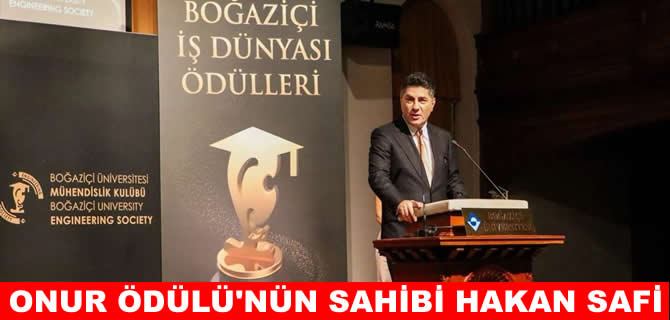Hakan Safi'ye 'Onur Ödülü'