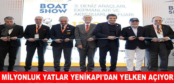Milyonluk yatlar Yenikapı’ya demirledi