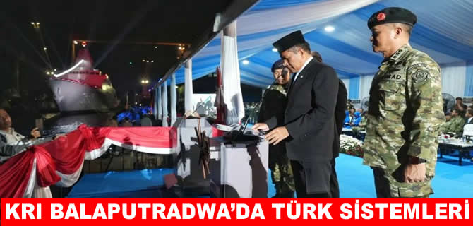Endonezya’nın fırkateyninde Türk savunma sanayii imzası