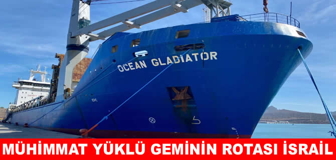 'İsrail'e silah taşıyan gemi Girit'ten geçecek' iddiası