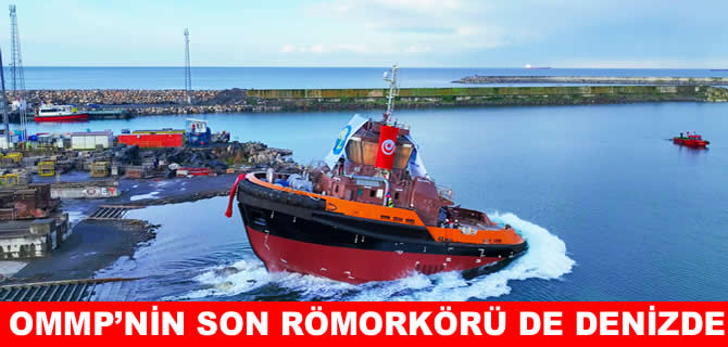 Med Marine, OMMP’nin son römorkörünü de denize indirdi
