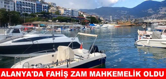 Alanya’da tekne sahiplerinden "Zam" isyanı