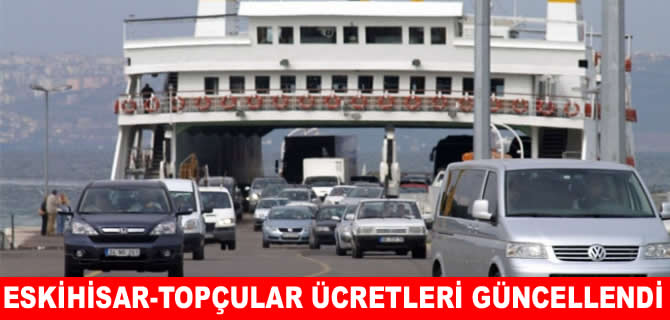Eskihisar–Topçular feribot seferlerine zam