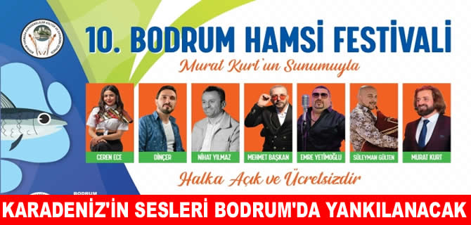 10. Bodrum Hamsi Festivali için geri sayım başladı