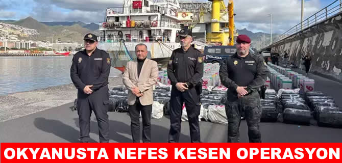 Ticari gemide 10 ton kokain ele geçirildi