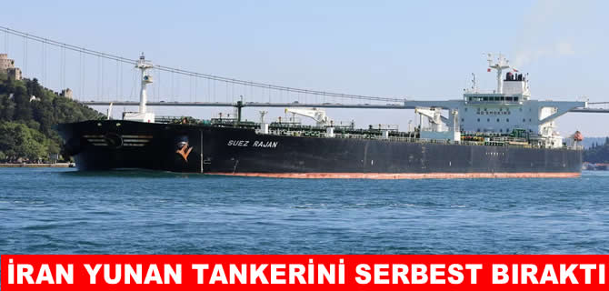 İran, iki yıldır alıkoyduğu Yunan tankerini serbest bıraktı