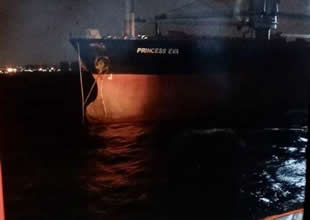 Ahırkapı’da arızalanan gemiye KEGM müdahalesi