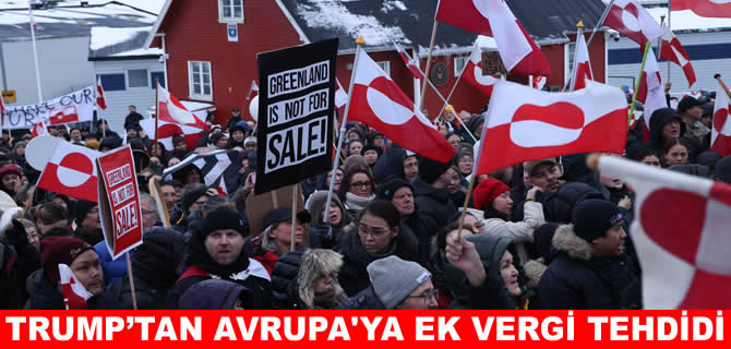 Trump Grönland için Avrupa ülkelerini ek vergilerle tehdit etti
