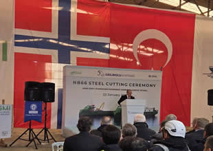 Gelibolu Tersanesi, yeni gemiler için sac kesti