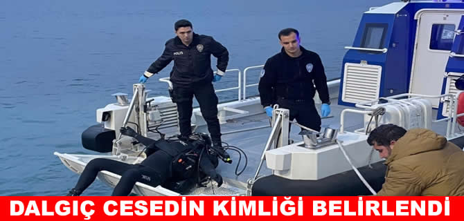 İzmit Körfezi'nde bulunan dalgıç cesedinin kimliği belirlendi