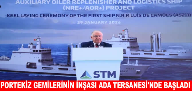 Ada Tersanesi Portekiz destek gemilerinin inşasına başladı