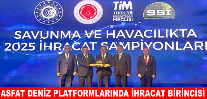ASFAT’tan savunma sanayisinde çifte başarı