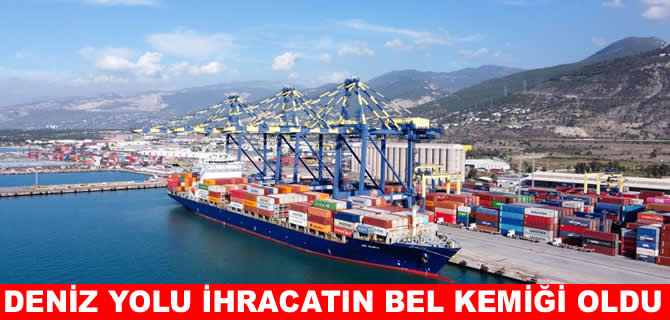 Türkiye ihracatında deniz yolu liderliği bırakmıyor