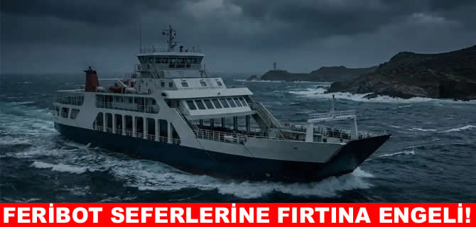 Feribot hattı ulaşıma kapandı: Bazı seferler iptal edildi
