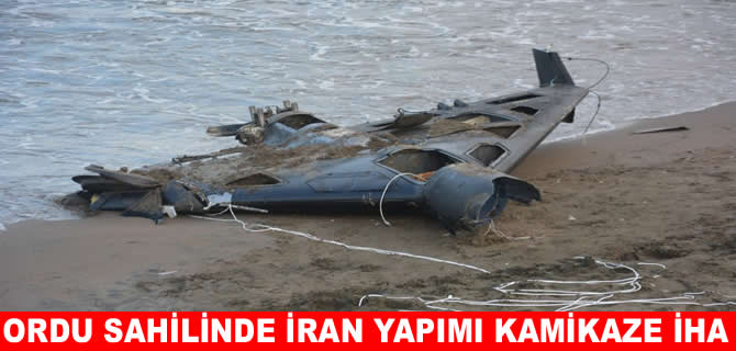 Ordu sahiline vuran cisim İran yapımı kamikaze İHA çıktı