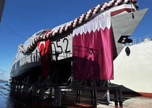 DEARSAN Katar için inşa ettiği AL GHARIYAH’ı deniz indirdi