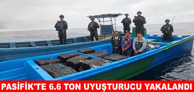 6.6 ton uyuşturucu taşıyan gemi ele geçirildi