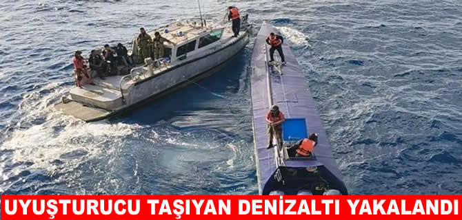 4 ton uyuşturucu taşıyan denizaltı yakalandı