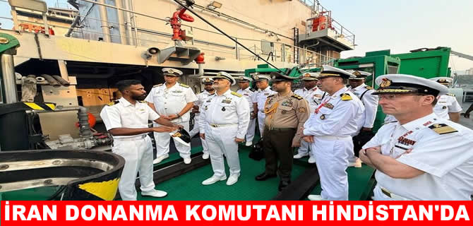 İranlı Komutan Hindistan’da deniz sanayiini inceledi