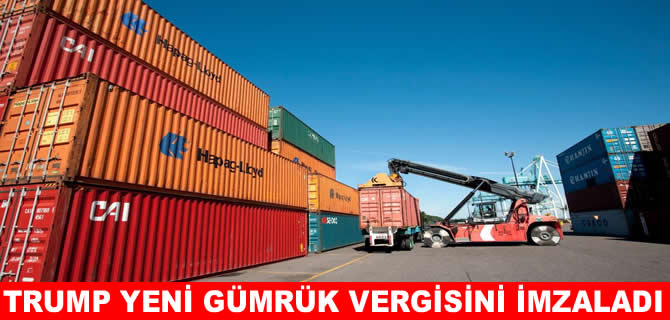 Trump tüm ülkelere yüzde 10 gümrük vergisini imzaladı