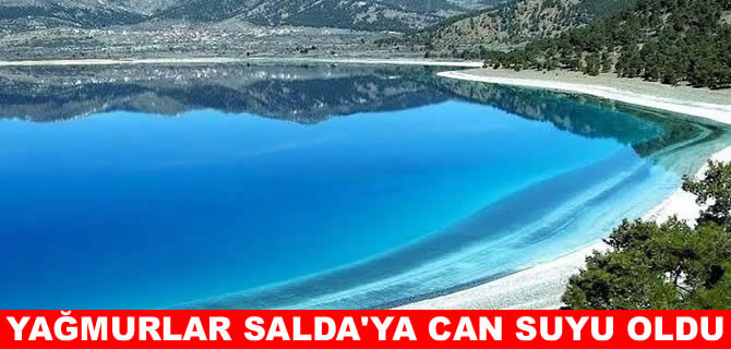 Salda Gölü için yüzler güldü: Su seviyesi artıyor