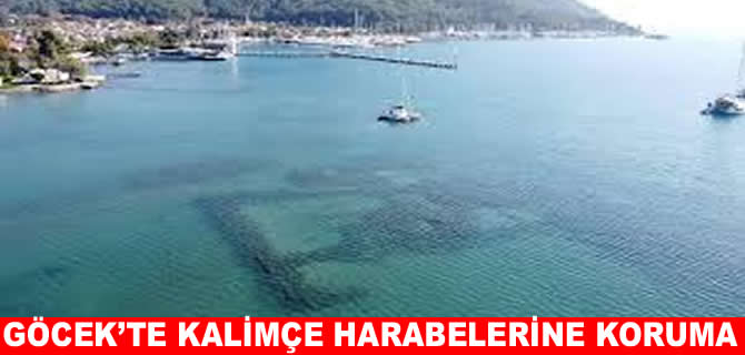Göcek’te deniz altındaki tarihi kalıntılar koruma altına alındı
