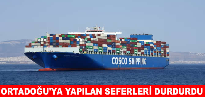 Çin ticaretine İran darbesi: COSCO Körfez seferlerini askıya aldı