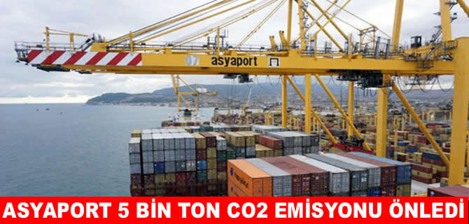 Asyaport'ta karbon emisyonunu azaltan yenilikçi sistem