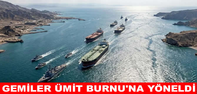 Tanker ve gemiler Ümit Burnu'na yöneldi, maliyetler katlanacak