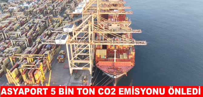 Asyaport'ta karbon emisyonunu azaltan yenilikçi sistem