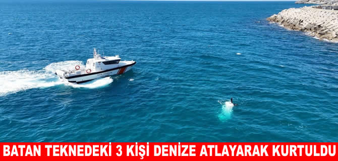 Alanya’da balıkçı teknesi battı: 3 kişi kurtuldu