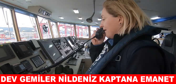 Gemilerin güvenliği Nildeniz Sütçü Şen’e emanet
