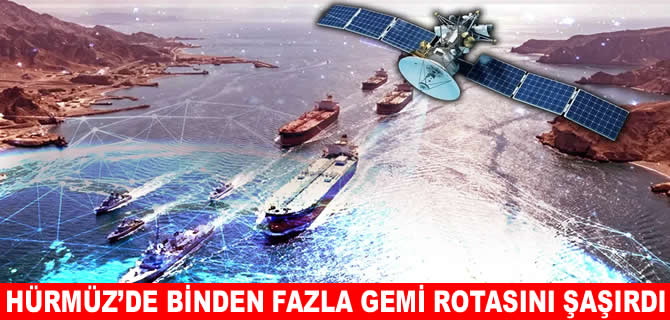 Navigasyon bozuldu, yüzlerce gemi ortada kaldı