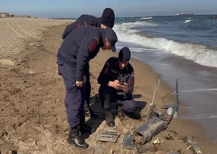 Karasu Sahili'nde İHA paniği! Ekipler alarma geçti