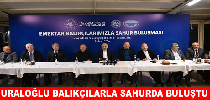 Uraloğlu: Türkiye’de 400’e yakın balıkçı barınağı hizmet veriyor