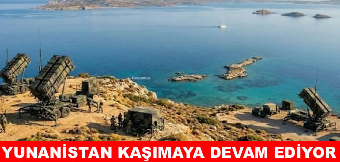 Yunanistan Semadirek Adası'na patriot yerleştiriyor